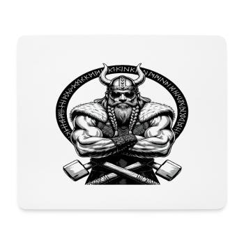 VA-THOR WIKINGER Vater Papa Viking Vatertag - Mousepad (Querformat) - Weiß - Vorne