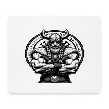 VA-THOR WIKINGER Vater Papa Viking Vatertag - Mousepad (Querformat) - Weiß - Vorne