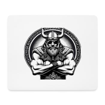VA-THOR WIKINGER Vater Papa Viking Vatertag - Mousepad (Querformat) - Weiß - Vorne