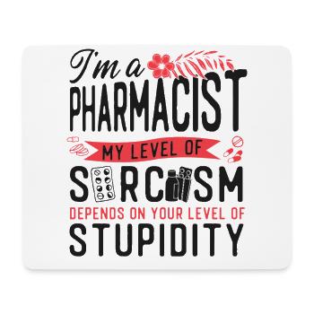 Pharmacy Tech Technician - Mouse Pad (horizontal) - white - Front