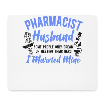 Pharmacy Tech Technician - Mouse Pad (horizontal) - white - Front