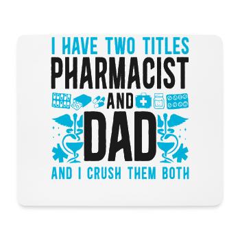 Pharmacy Tech Technician - Mousepad (Querformat) - Weiß - Vorne