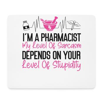 Pharmacy Tech Technician - Mouse Pad (horizontal) - white - Front