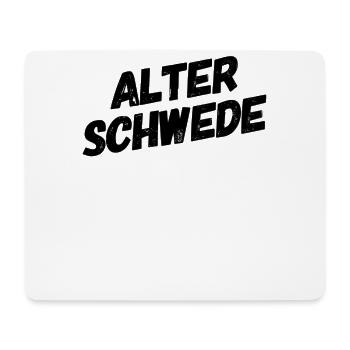 Alter Schwede Fun Design - Mousepad (Querformat) - Weiß - Vorne