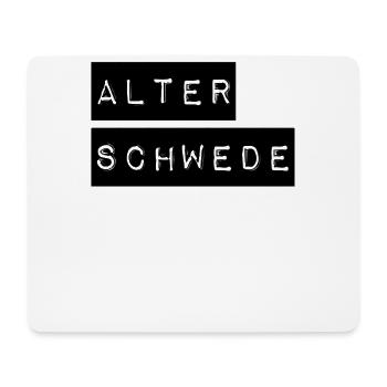 Alter Schwede Lustiger Ausdruck Spruch - Mousepad (Querformat) - Weiß - Vorne