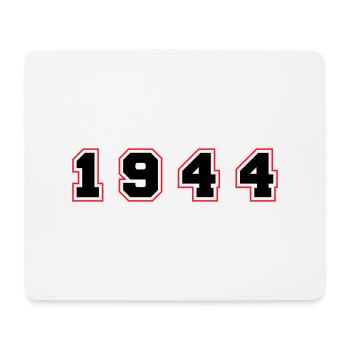 1944 Jahr Zahl - Mousepad (Querformat) - Weiß - Vorne