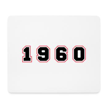 Numéro de l’année 1960 - Tapis de souris (format paysage) - blanc - Devant