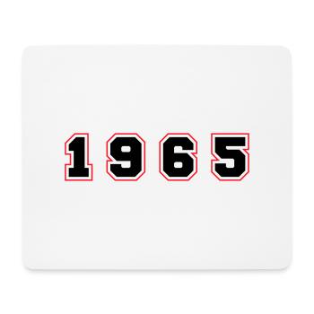 1965 Year Number - Mouse Pad (horizontal) - white - Front