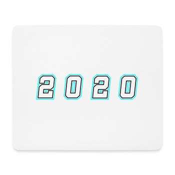 Numéro de l’année 2020 - Tapis de souris (format paysage) - blanc - Devant