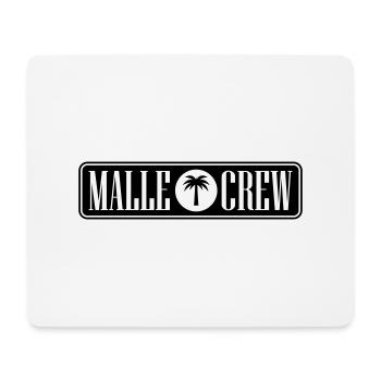 Malle Crew - Mousepad (Querformat) - Weiß - Vorne