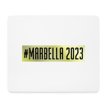 Marbella 2023 - Mousepad (Querformat) - Weiß - Vorne