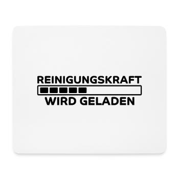 Reinigungskraft Spruch Reinigungskraft Geschenk - Mousepad (Querformat) - Weiß - Vorne