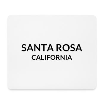 Santa Rosa, California, USA - Mouse Pad (horizontal) - white - Front