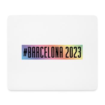 Barcelona 2023 - Mousepad (Querformat) - Weiß - Vorne