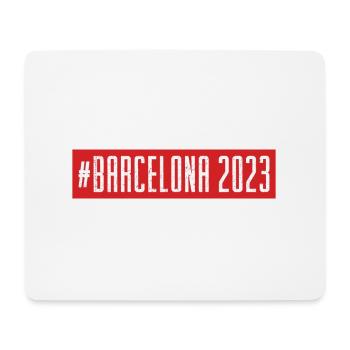 Barcelona 2023 - Mousepad (Querformat) - Weiß - Vorne