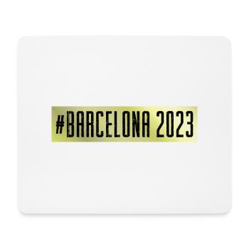 Barcelona 2023 - Mousepad (Querformat) - Weiß - Vorne