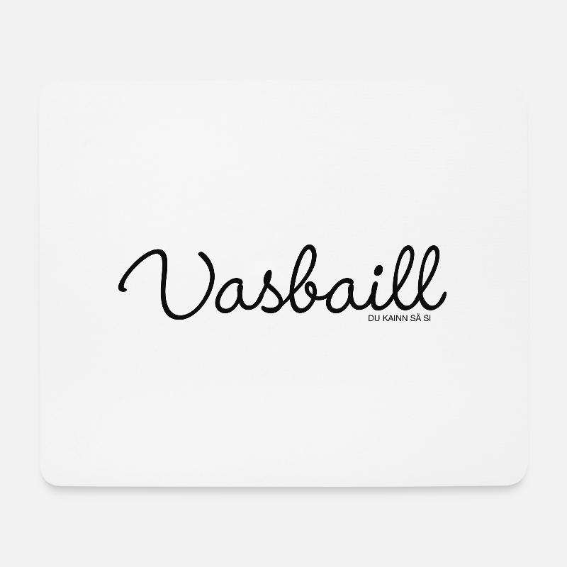 Vasbaill - Mousepad (Querformat) - Weiß