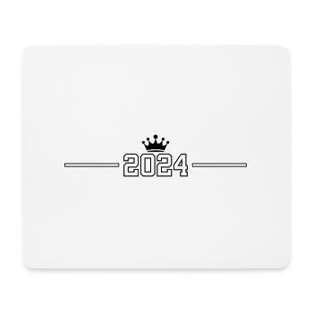 2024 Krone - Mousepad (Querformat) - Weiß - Vorne