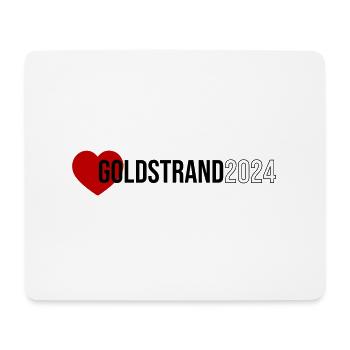 Golden Sands 2024 Heart Holiday - Mouse Pad (horizontal) - white - Front