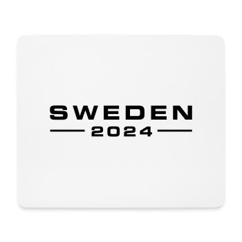 Schweden 2024 - Mousepad (Querformat) - Weiß - Vorne