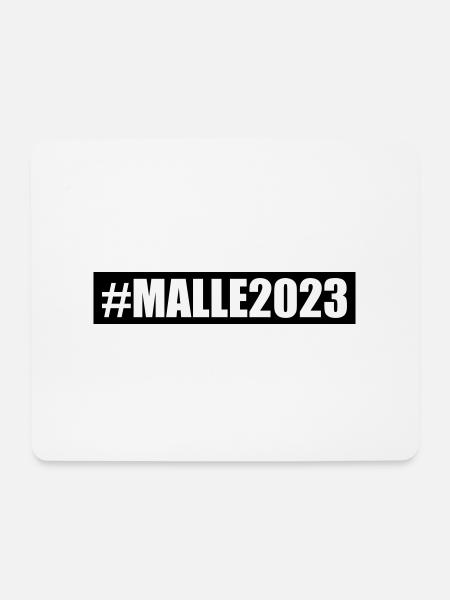Malle 2023 - Mousepad (Querformat) - Weiß