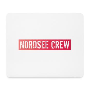 Nordsee Crew - Mousepad (Querformat) - Weiß - Vorne
