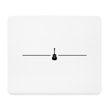 Guitar Acoustics Line - Mouse Pad (horizontal) - white - Front