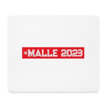 Malle 2023 - Tapis de souris (format paysage) - blanc - Devant