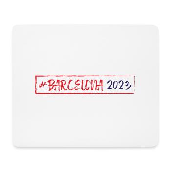 Barcelona 2023 - Mousepad (Querformat) - Weiß - Vorne