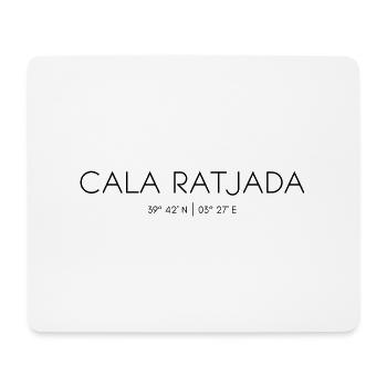Cala Rajada, Cala Ratjada, Majorque, Espagne - Tapis de souris (format paysage) - blanc - Devant