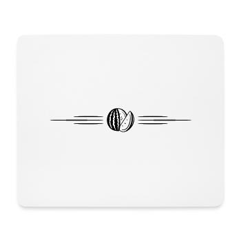 Melone Frucht linie - Mousepad (Querformat) - Weiß - Vorne