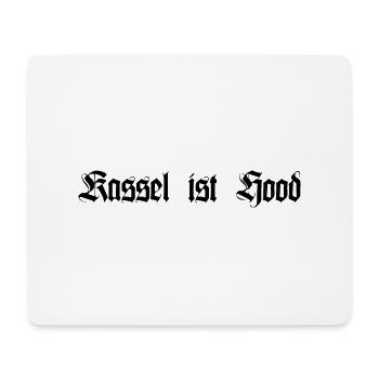Kassel ist Hood - Mousepad (Querformat) - Weiß - Vorne