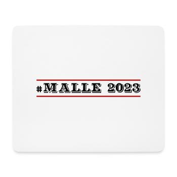 Malle 2023 - Tapis de souris (format paysage) - blanc - Devant