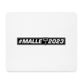 Malle 2023 - Tapis de souris (format paysage) - blanc - Devant
