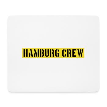 Hamburg Crew - Mousepad (Querformat) - Weiß - Vorne