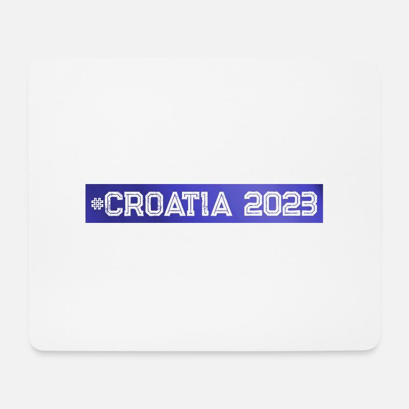 Croatia 2023 - Mousepad (Querformat) - Weiß