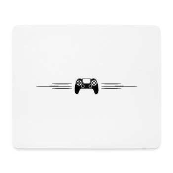 Symbol Controller Linie - Mousepad (Querformat) - Weiß - Vorne