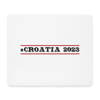 Croatia 2023 - Mousepad (Querformat) - Weiß - Vorne