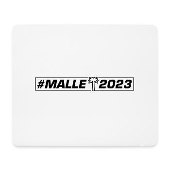 Malle 2023 - Mousepad (Querformat) - Weiß - Vorne