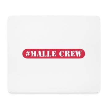 Malle Crew - Mouse Pad (horizontal) - white - Front