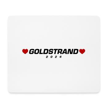 Golden Sands 2024 Heart - Mouse Pad (horizontal) - white - Front