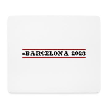 Barcelona 2023 - Mousepad (Querformat) - Weiß - Vorne