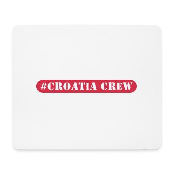 Croatia Crew - Mousepad (Querformat) - Weiß - Vorne
