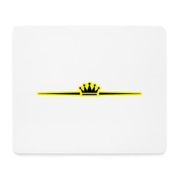 Crown Symbol - Mouse Pad (horizontal) - white - Front