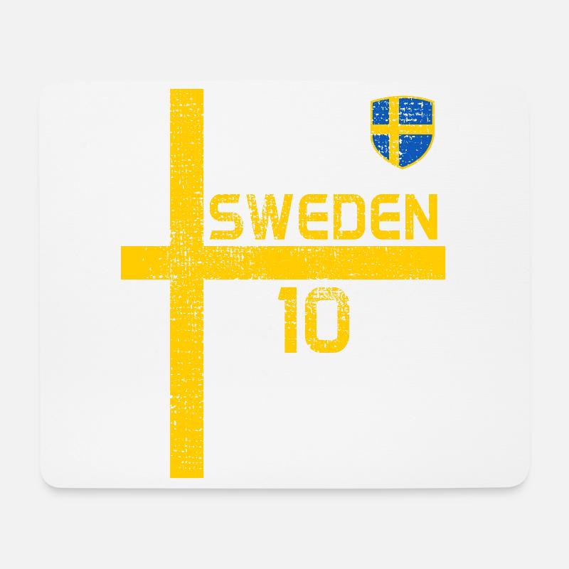 Schweden - Mousepad (Querformat) - Weiß
