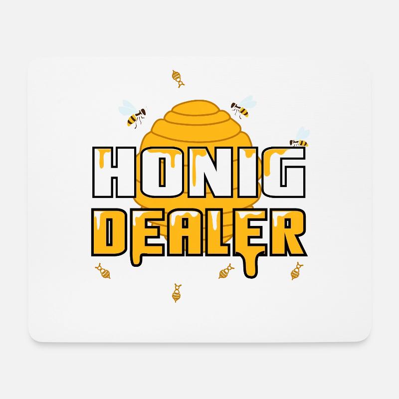 Honigdealer Imker Geschenkidee - Mousepad (Querformat) - Weiß
