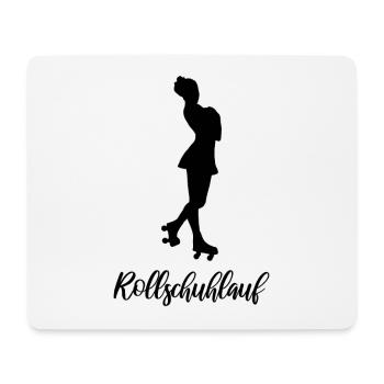 Rollkunstlauf Rollschuhe Pirouette Rollschuhlauf - Mousepad (Querformat) - Weiß - Vorne