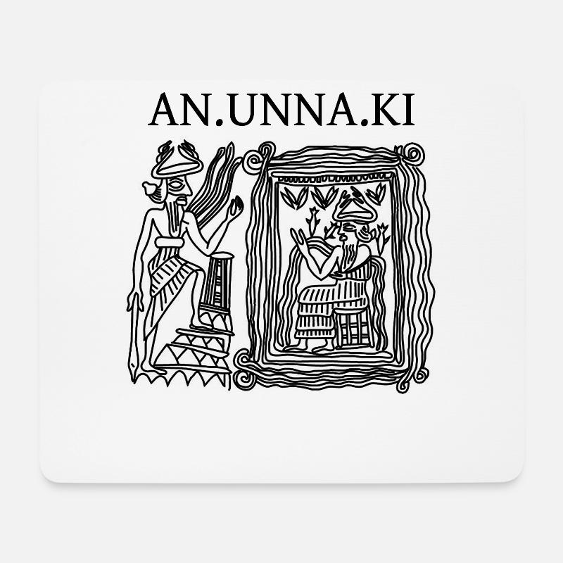 ANUNNAKI Präastronautik Ancient Aliens - Mousepad (Querformat) - Weiß