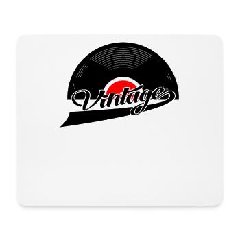 vintage vinyl record - Mouse Pad (horizontal) - white - Front