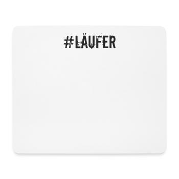 Laufen - #läufer - Mousepad (Querformat) - Weiß - Vorne